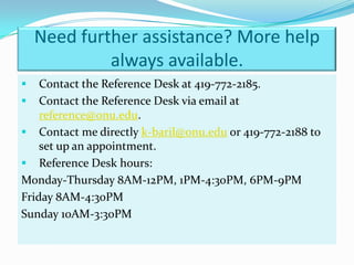 Finding Articles: Subject Databases
Use SciFinder
Scholar to find
articles
pertaining to
chemistry.

You must set up
an account to
get started.
 