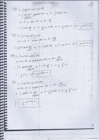 solved exercises of calculus II