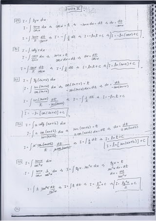 solved exercises of calculus II