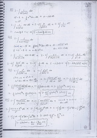 solved exercises of calculus II