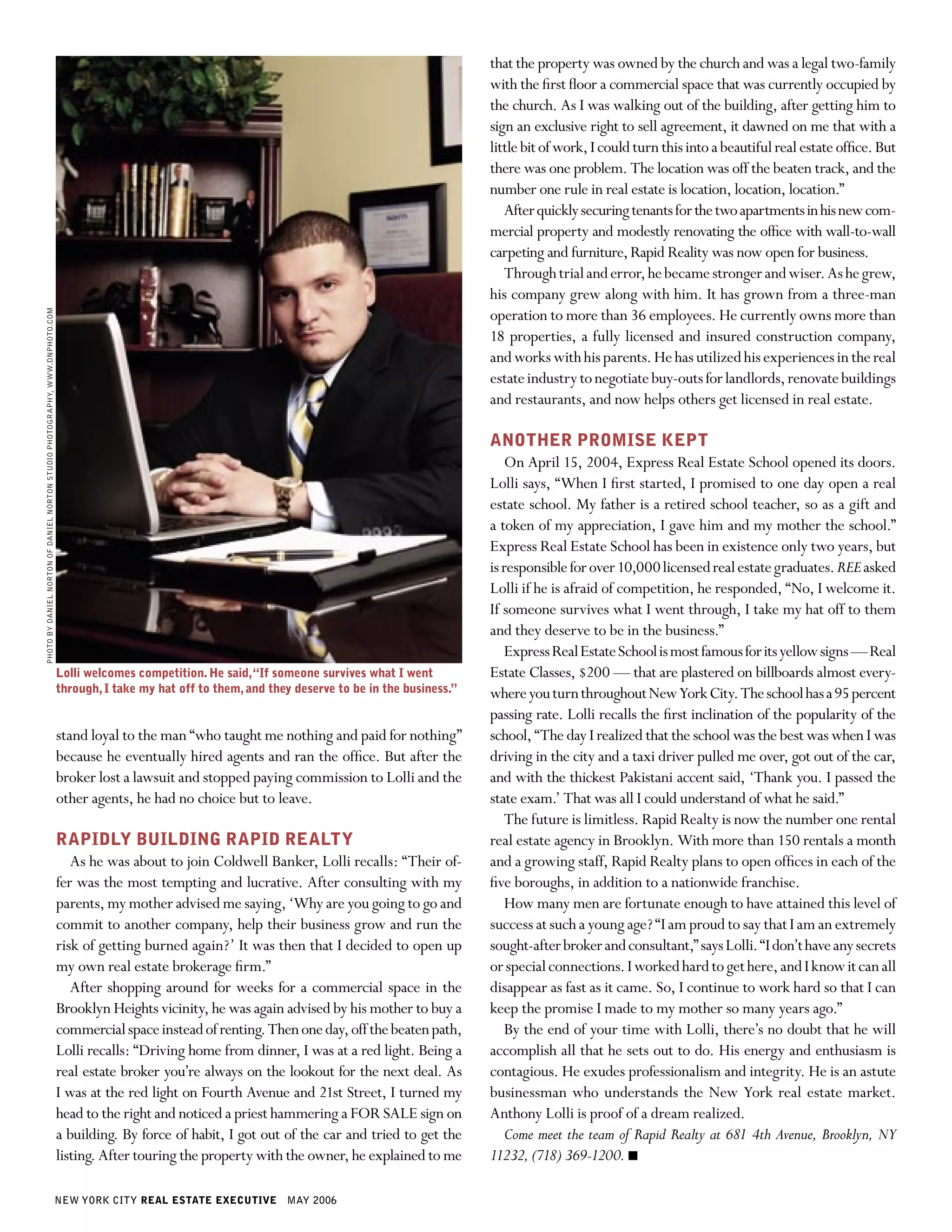 Real Estate Executive Coverstory