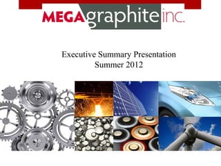Executive Summary Presentation
         Summer 2012
 