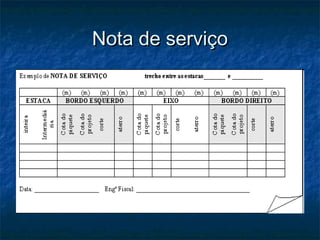 Nota de serviçoNota de serviço
 