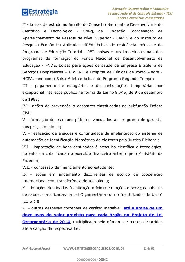 Cursos tcu