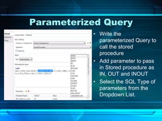Stored Procedure With In Out Parameters in Mule 3.6 | PPTX