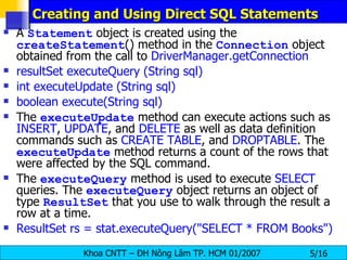 Executing Sql Commands | PPT