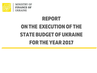 Execution of the state budget for 2017