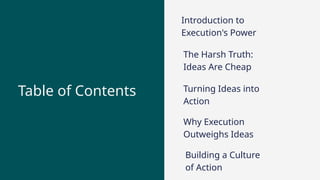 Execution Over Ideas: Turning Vision Into Real Business Results | PPTX
