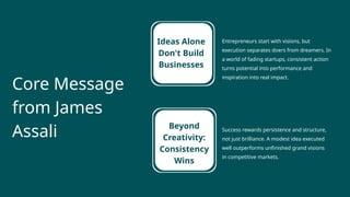 Execution Over Ideas: Turning Vision Into Real Business Results | PPTX