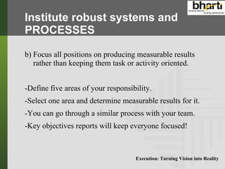 Execution turning vision into reality | PPT