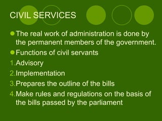Civil Service Roles executiveEducation is the transmission of knowledge, skills, and ...