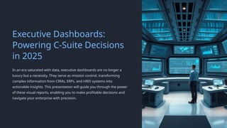 Curated visual reference: Gallery Detail: Executive Dashboards Powering C Suite Decisions In 2025