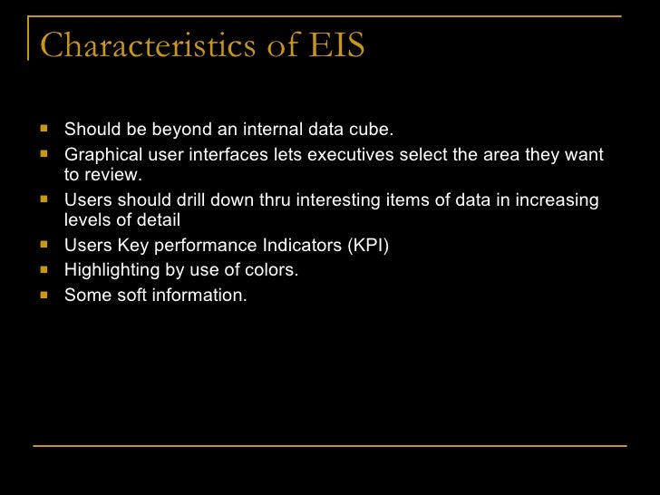 executive information system Executive information system is an information system based on computer which generally serves the information needs of the top level management. executive information system Executive information system is an information system based on computer which generally serves the information needs of the top level management.