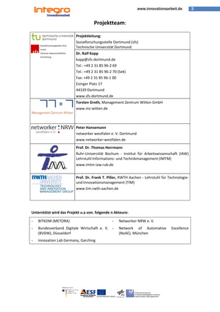 Beschreibung des Projekts