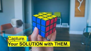 Capture.
Your SOLUTION with THEM.
 