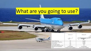 What are you going to use?
 