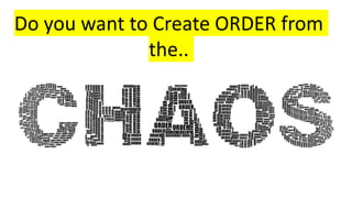 Do you want to Create ORDER from
the..
 