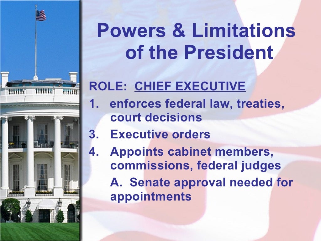 which is not part of the structure of the executive branch