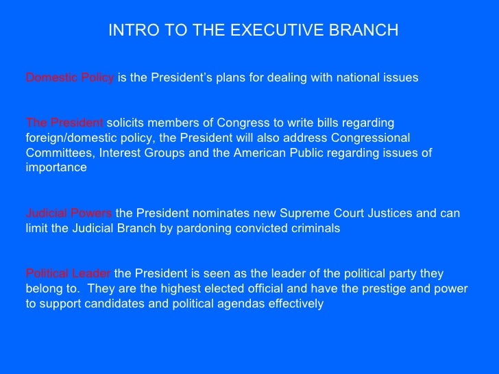 Executive branch