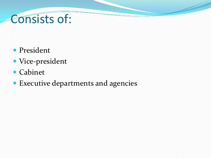 Executive Branch Cfr