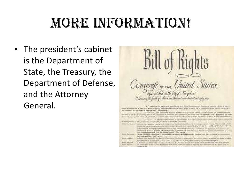 Executive branch power point