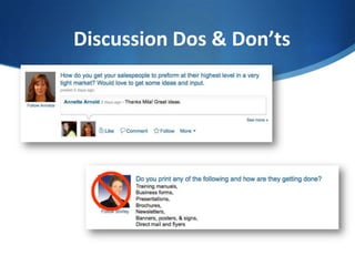 Discussion Dos & ٴǲ’t