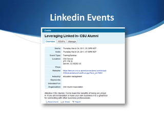 Linkedin Events