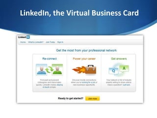 LinkedIn, the Virtual Business Card