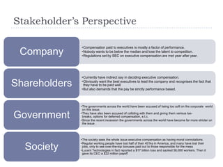 Stakeholder’s Perspective