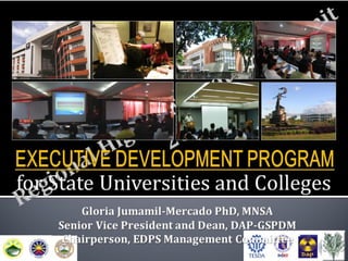 Executive development program for state universities and colleges