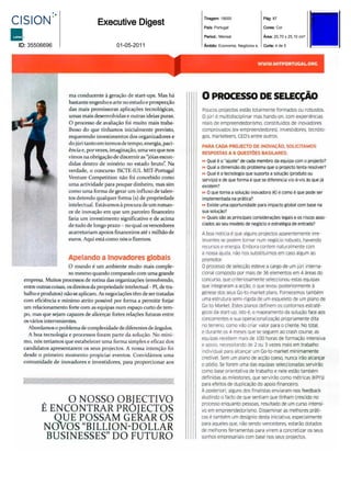 Tiragem: 19000                  Pág: 87
               Executive Digest   País: Portugal                  Cores: Cor

                                  Period.: Mensal                 Área: 20,70 x 25,10 cm²

ID: 35506696       01-05-2011     Âmbito: Economia, Negócios e.   Corte: 4 de 5
 