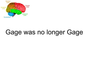 Gage was no longer Gage 
