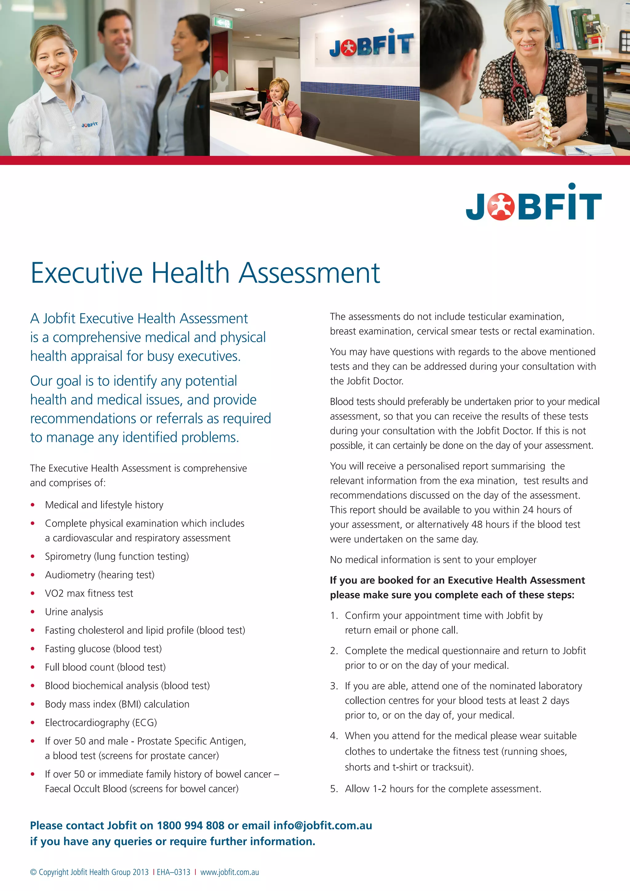 Executive health assessment | PDF
