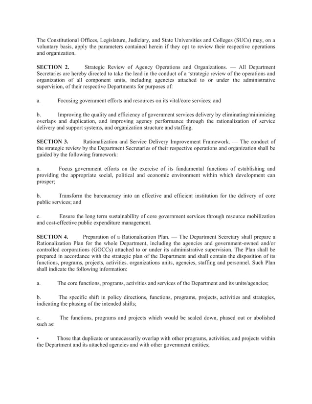 Executive order no PDF