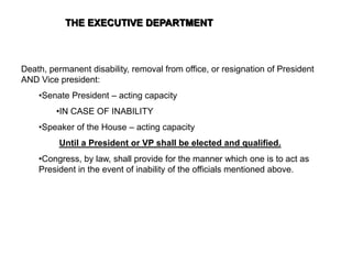 Article 7. Executive Branch