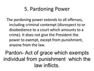 Article 7. Executive Branch
