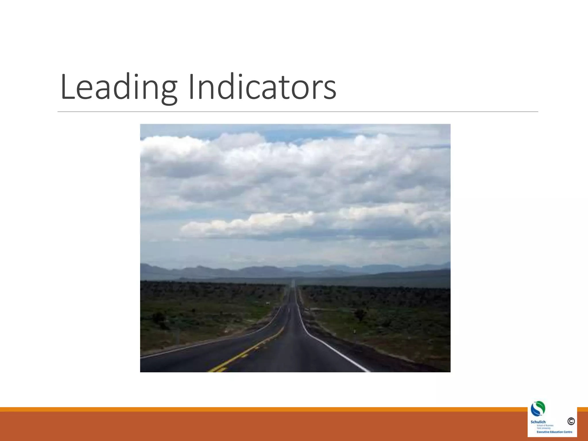 Leading Indicators
 