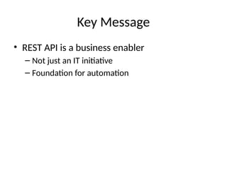 Executive REST API Integration for persentation sample | PPTX