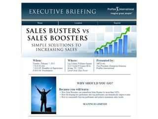 Executive Sales Briefing Brochure