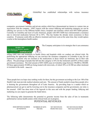 EXECUTIVE SUMMARY 2009 PROJECT CONTINUATION- WITH PICS