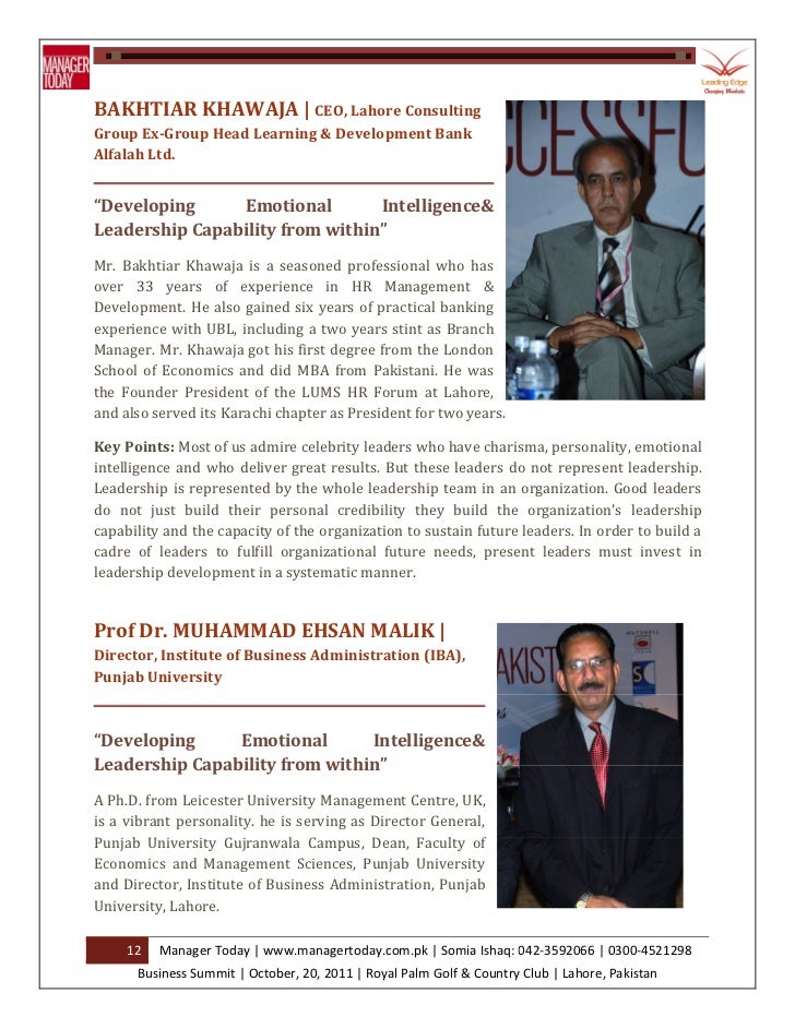 Executive Summary Ceo Summit By Manager Today