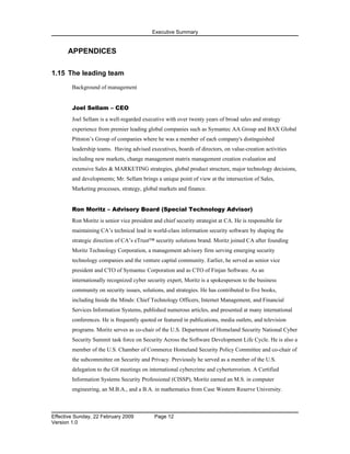 Executive Summary   Tmss