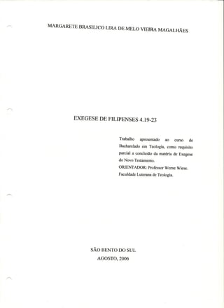 Exegese de filipenses 4.1923
