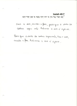 Exegese do antido testamento ii