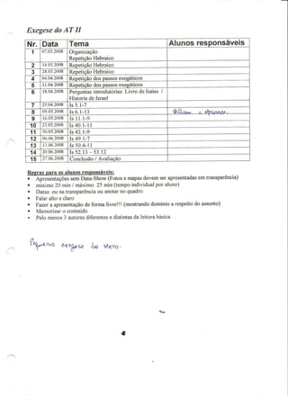 Exegese do antido testamento ii