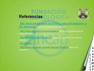 El GlosarioPractiquemos…Crear una palabra en el glosario y crearun pop-up que enlace con esa palabra