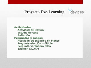 Proyecto Exe-Learning
 