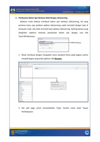 Modul Installasi Dan Fundamental Exe Learning | PDF