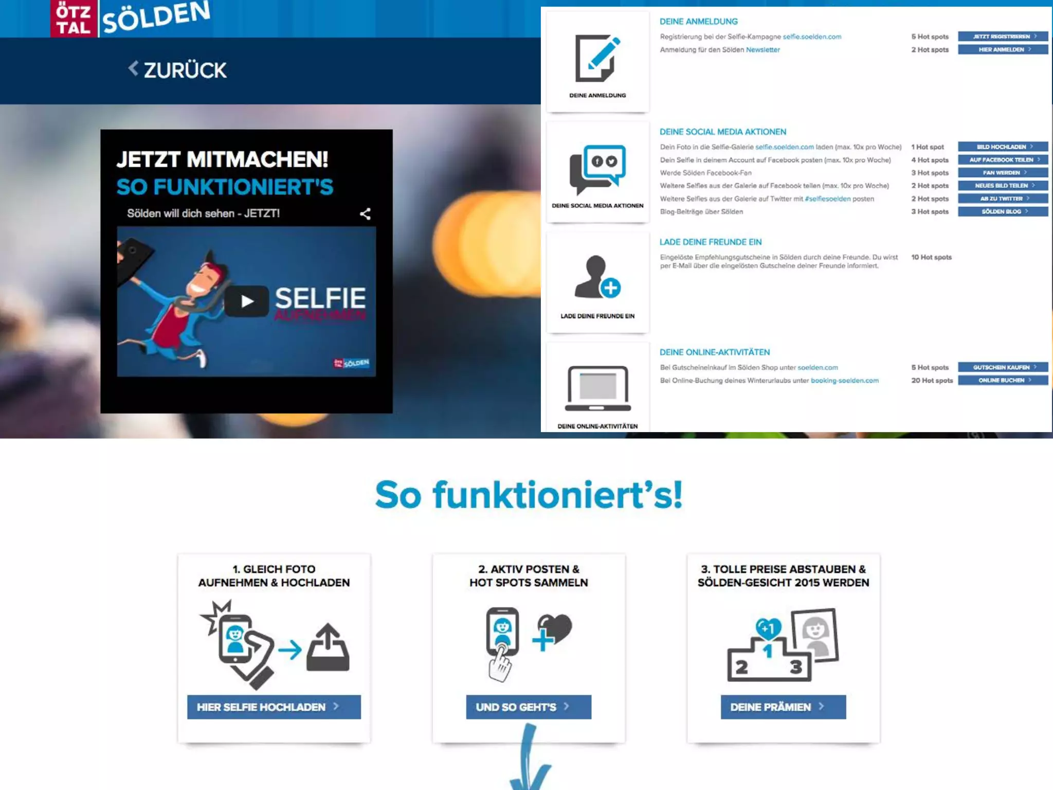 51
#SELFIE
SOELDEN
Hashtag oder
Foto-Upload?
Schwerpunkt
der Kampagne
auf Aktions-
Microsite
 