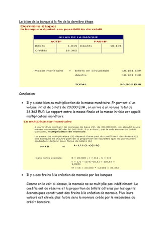 Exemple De CréAtion MonéTaire Regisvans